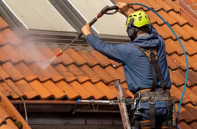 Démoussage et hydrofuge de toiture à Argancy